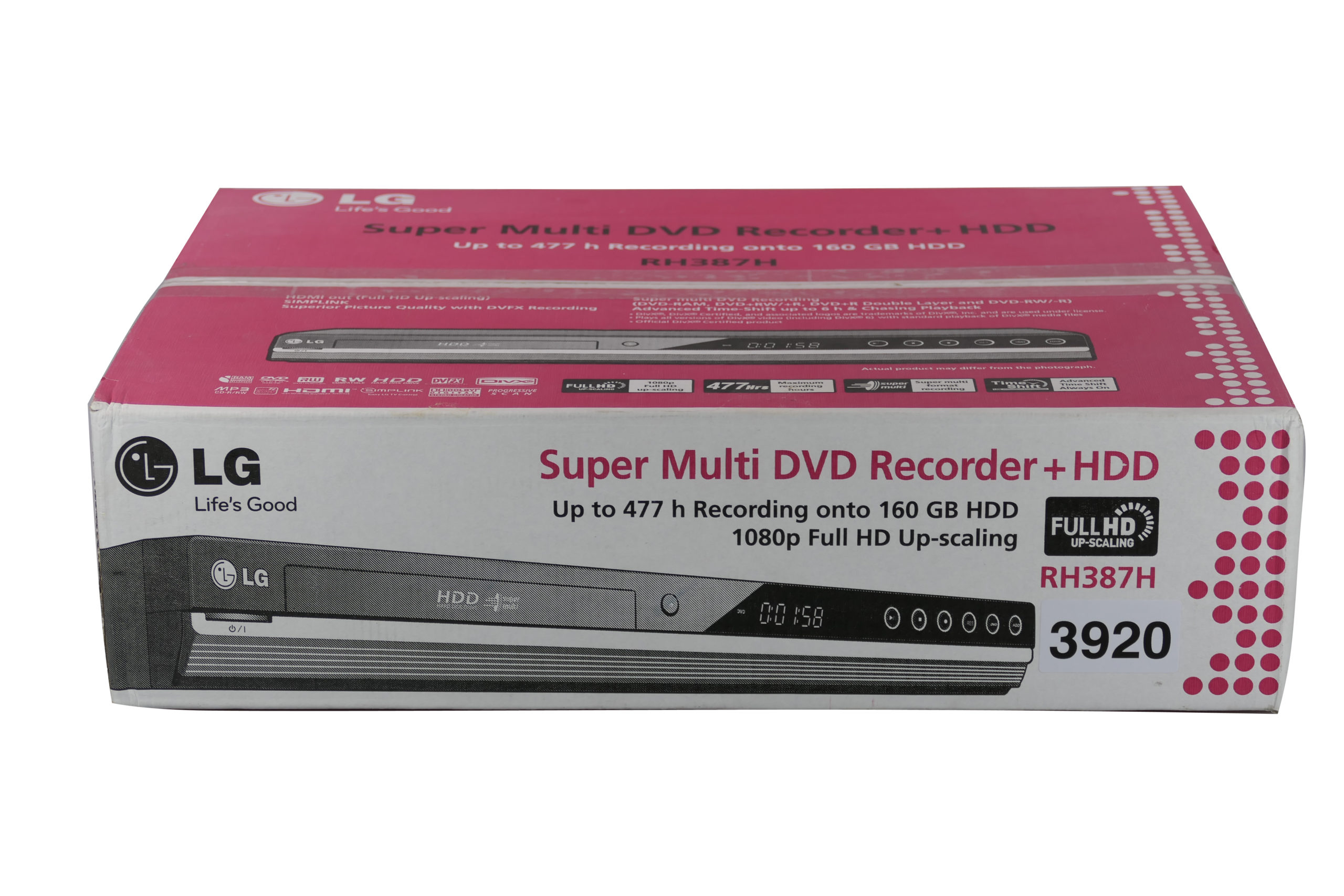 Agrarisch George Bernard Prediken LG RH387H - DVD & Harddisk recorder (160GB) | VCRShop