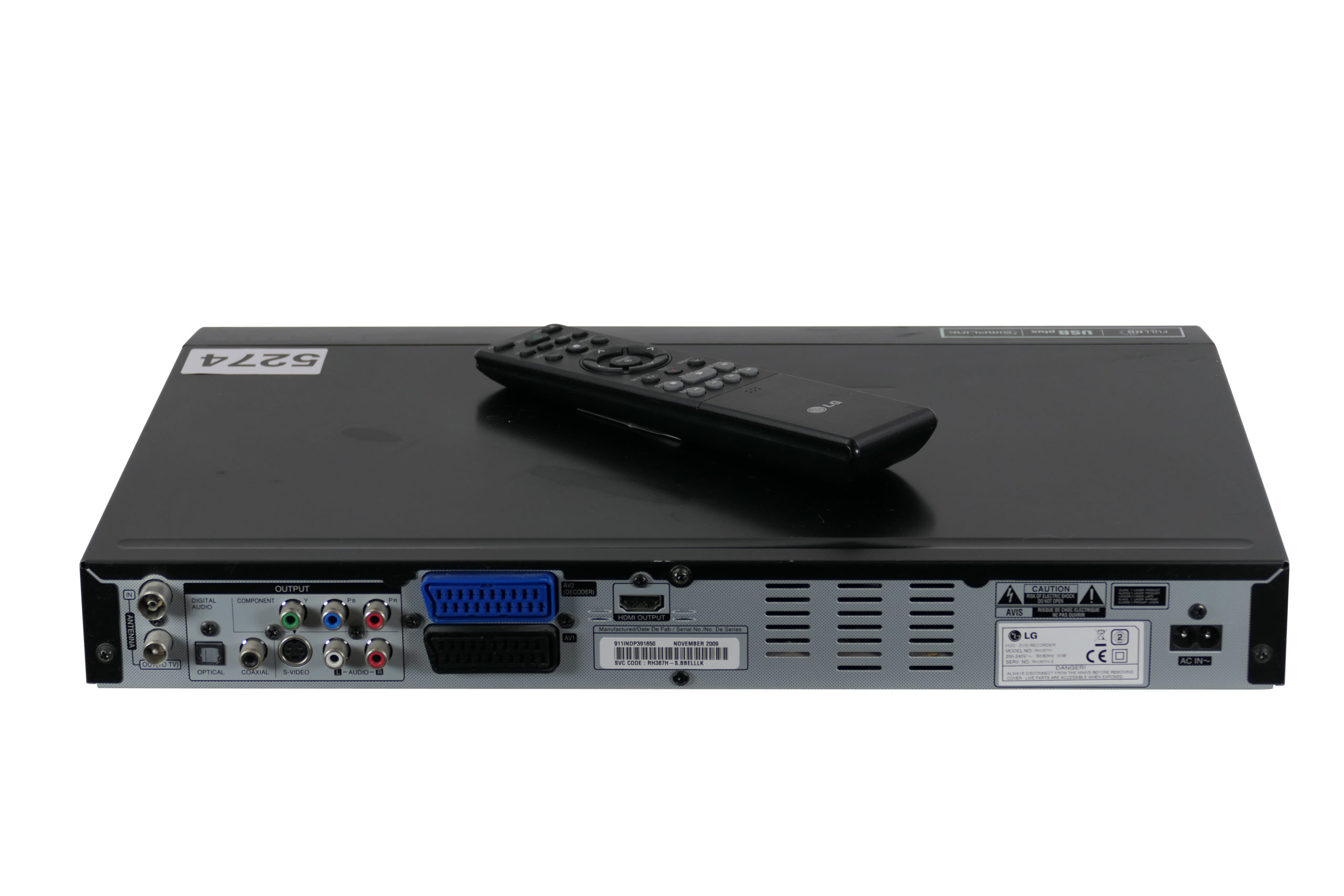 LG RH387H DVD & Harddisk recorder (160GB)