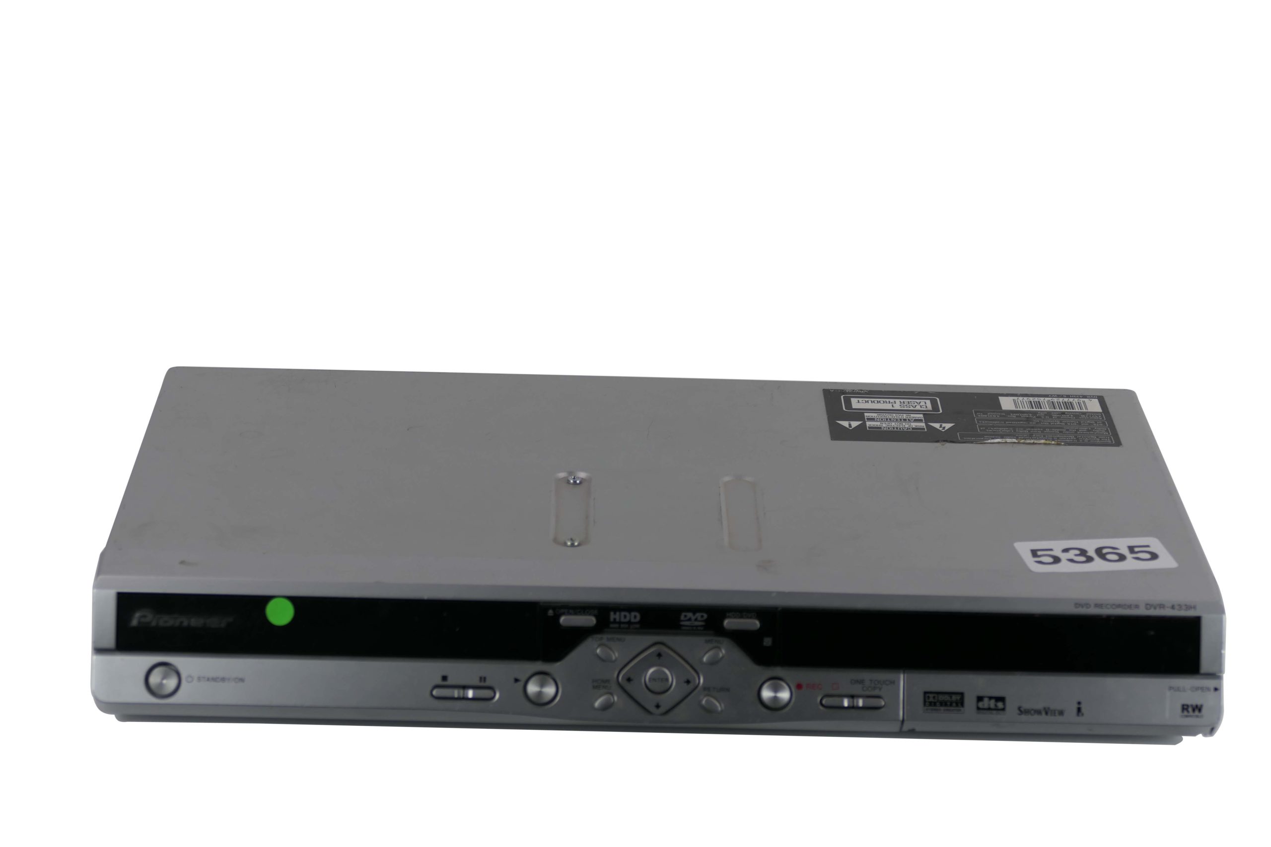 Pioneer DVR433HS DVD & Harddisk 80GB recorder