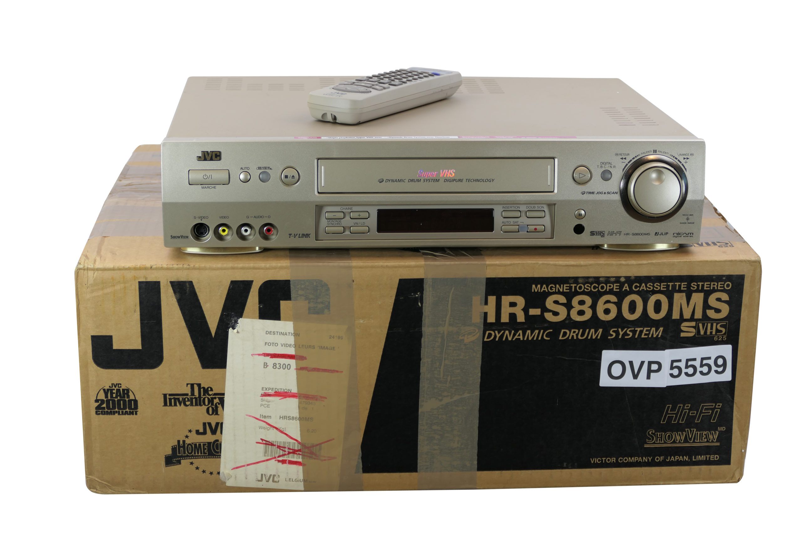 JVC HRS8600MS Super VHS Dynamic Drum & Digipure System TBC (BOXED)