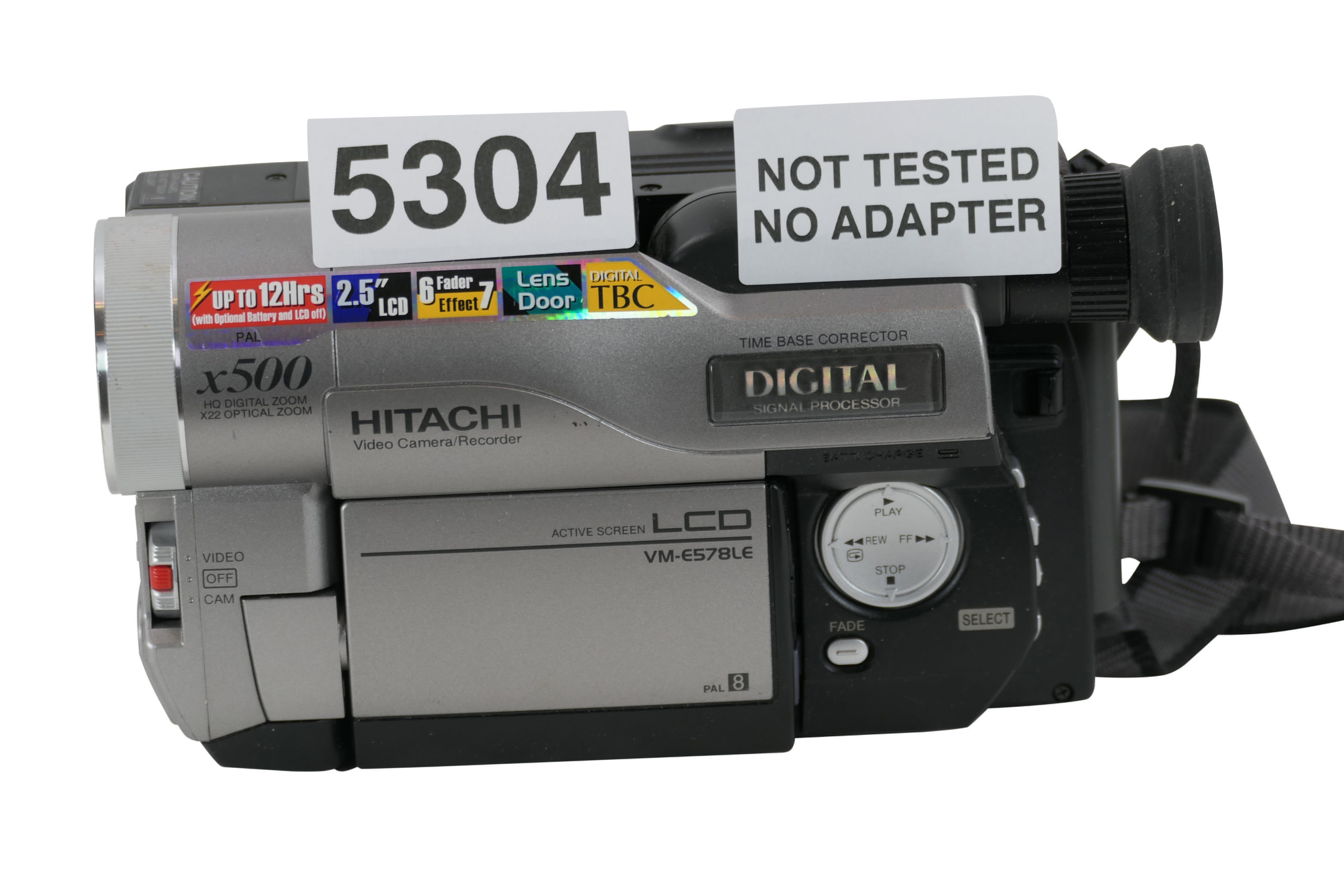 Hitachi Video Camera Recorder Vintage Hitachi VM-3700A VHS Movie