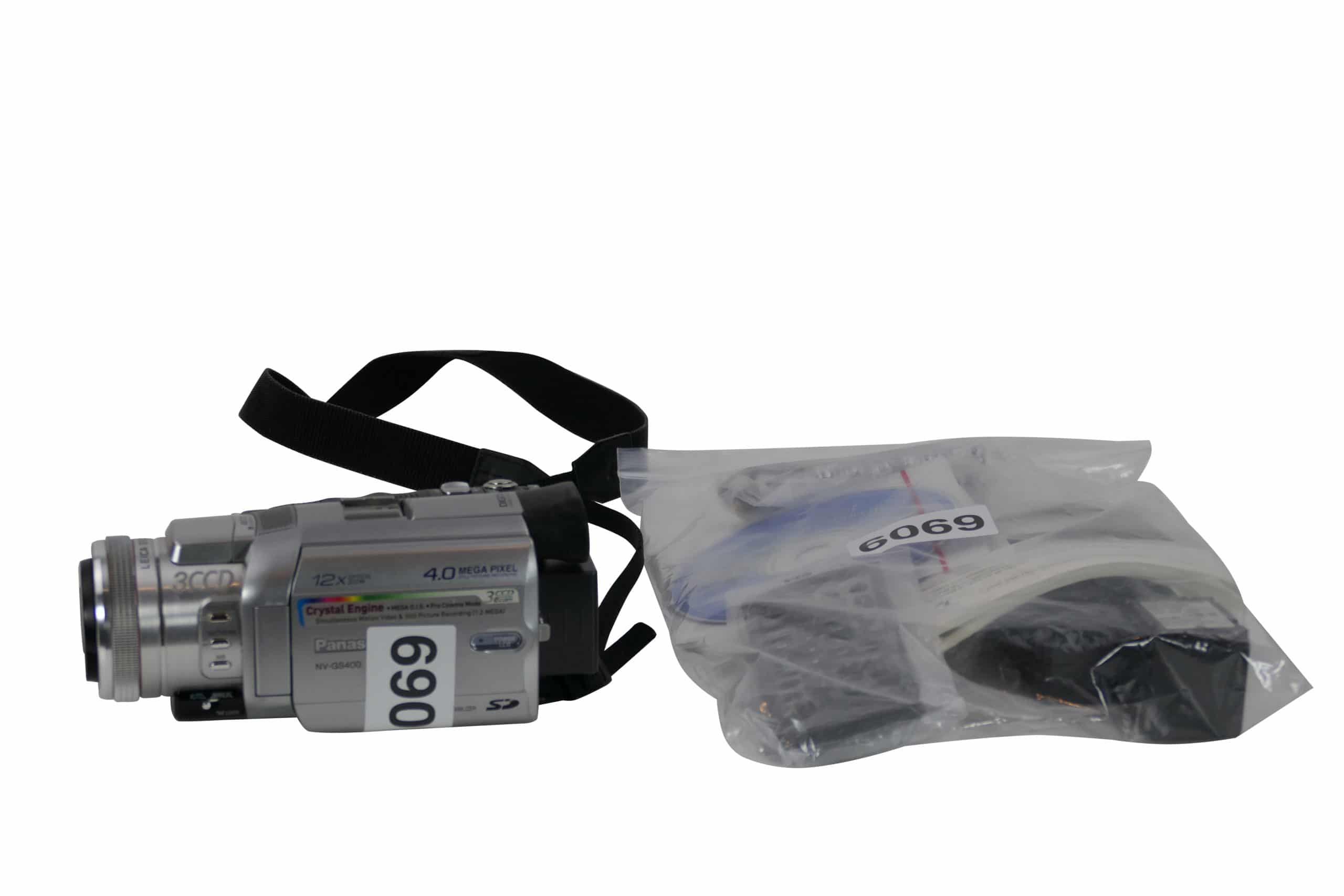 Panasonic 3CCD (nv-gs400)ビデオカメラ　美品 Panasonic NV-GS400 Digital Video Camera Mini DV Video Silver