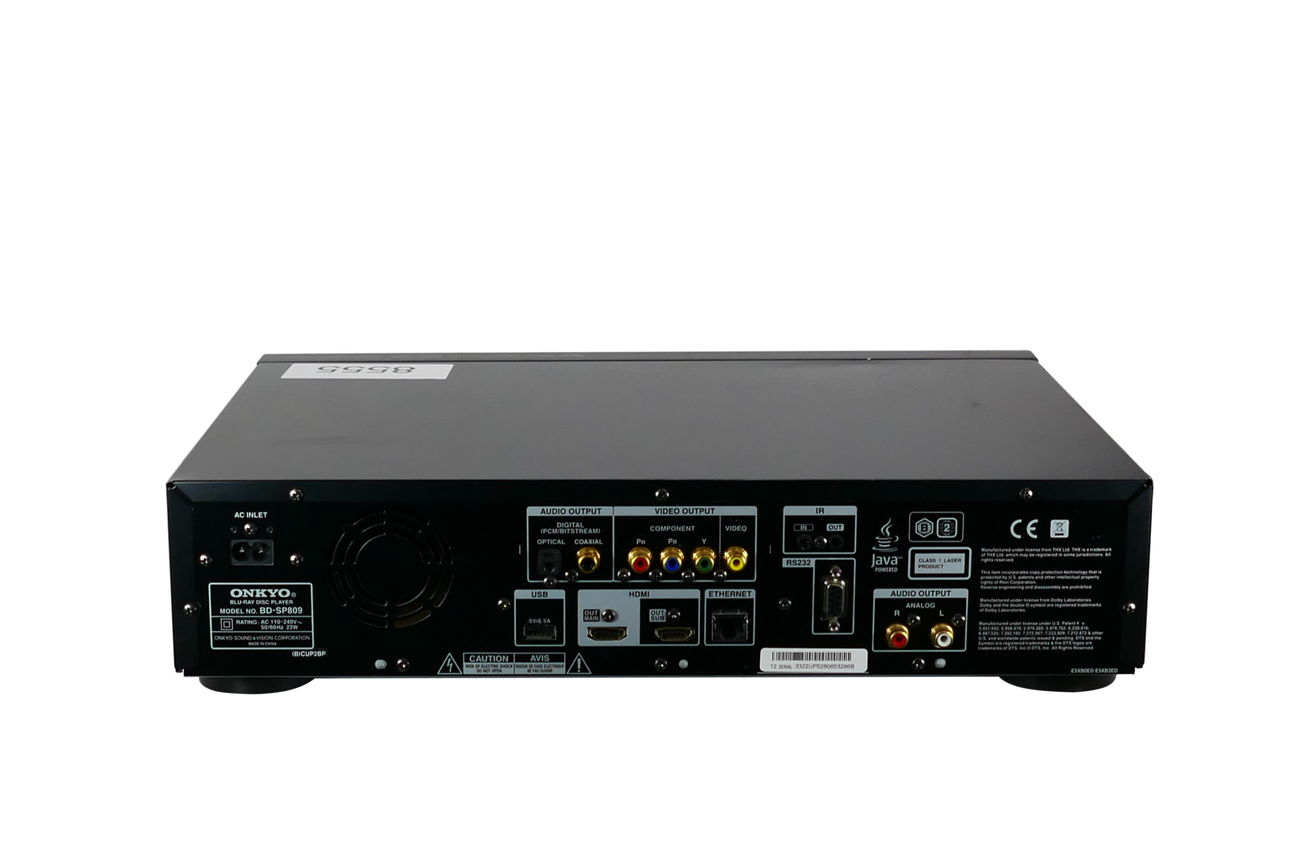 Onkyo BDSP809 DVD / Bluray Player