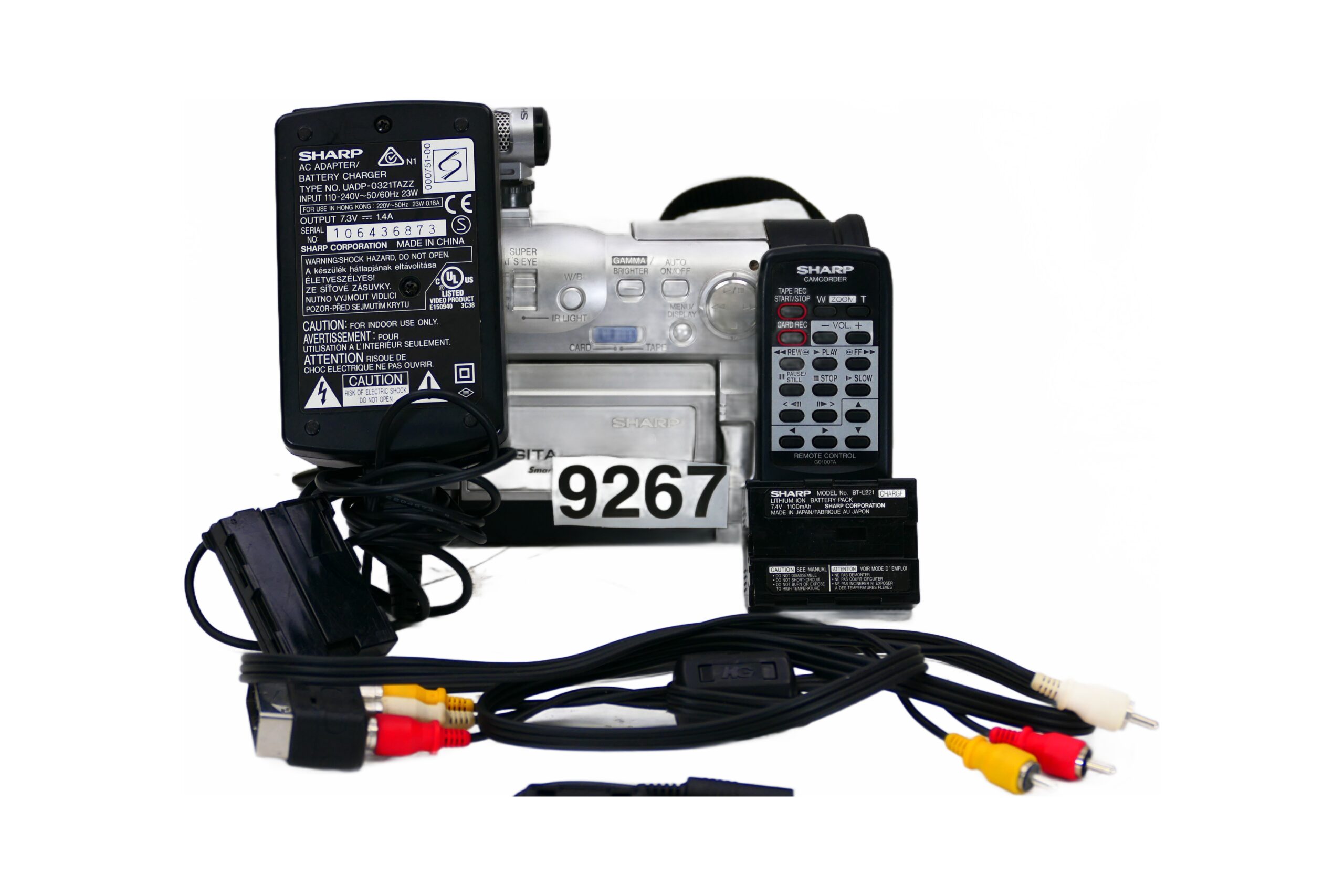 Sharp Camcorder | 780x Digital Zoom | 26x Optical Zoom | TFT