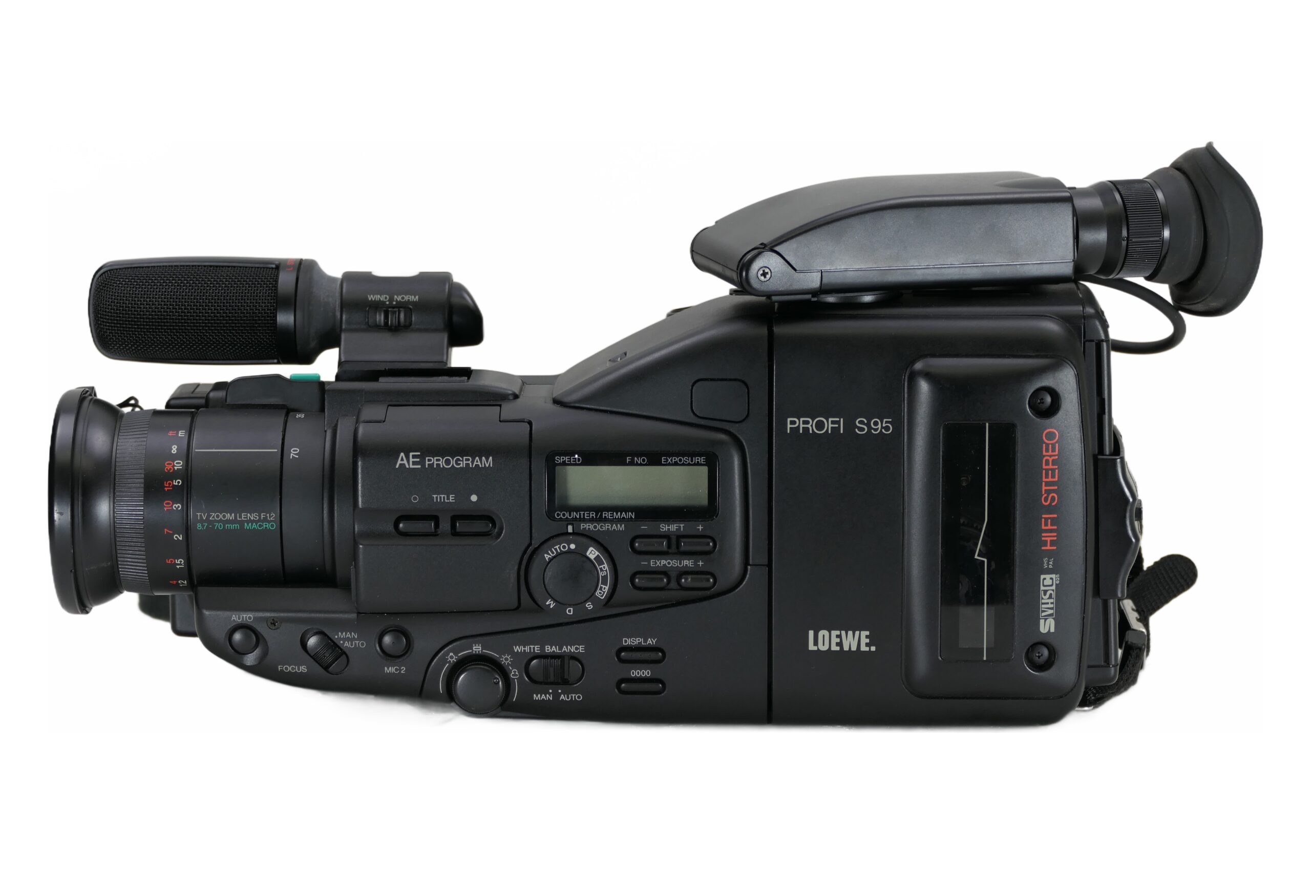 Vhs Camcorder Vintage Video Camera Recorder Loewe Profi S 95 S-VHS - Main Image