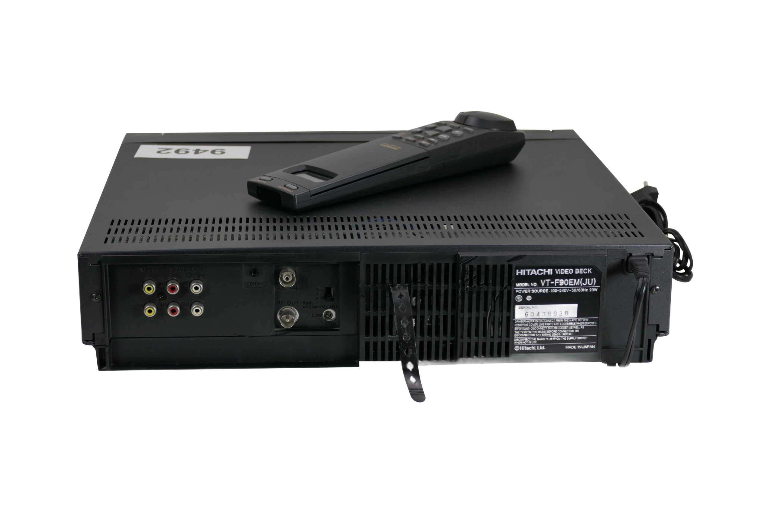 Hitachi VT-F90 | VHS Videorecorder | World Wide Multi-system (JP