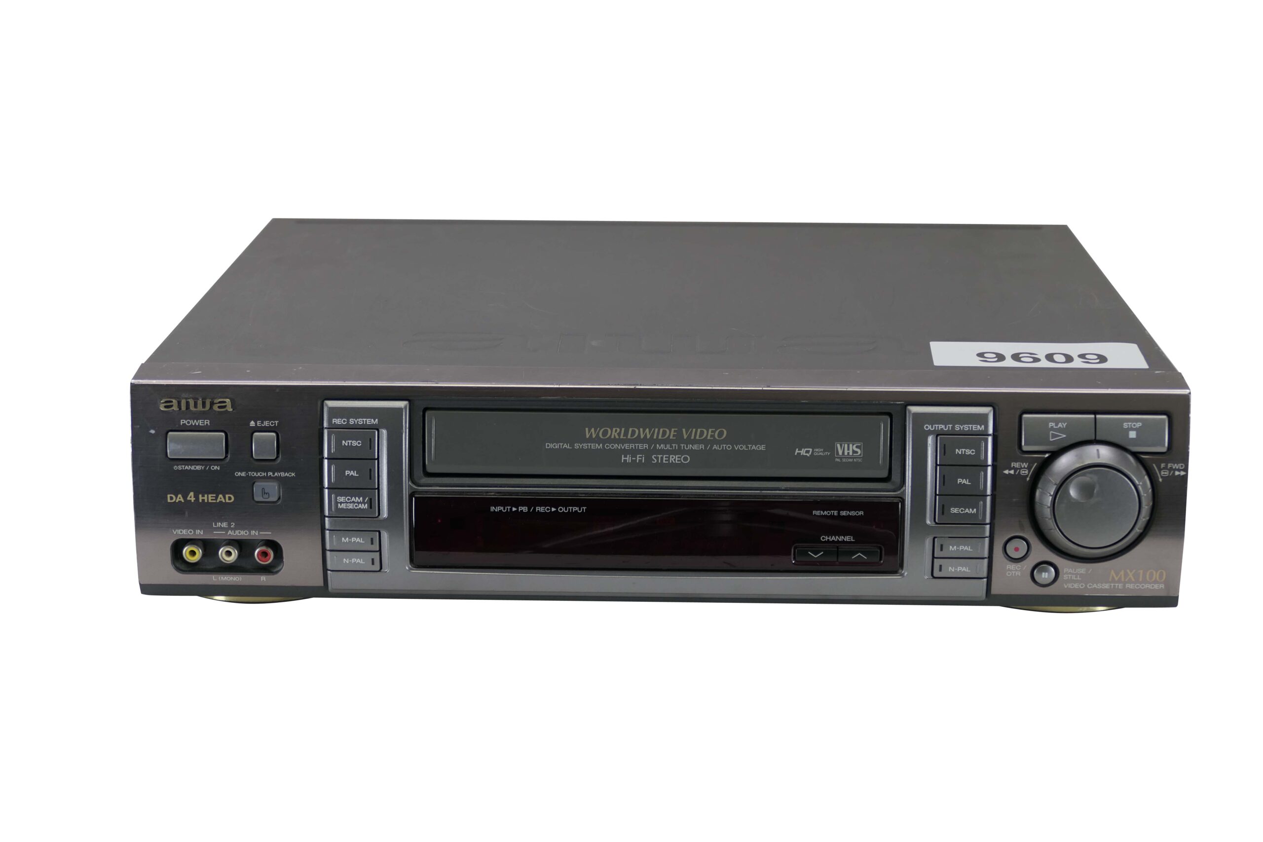 Aiwa MX100 | VHS Videorecorder | World Wide Multi-system | PAL