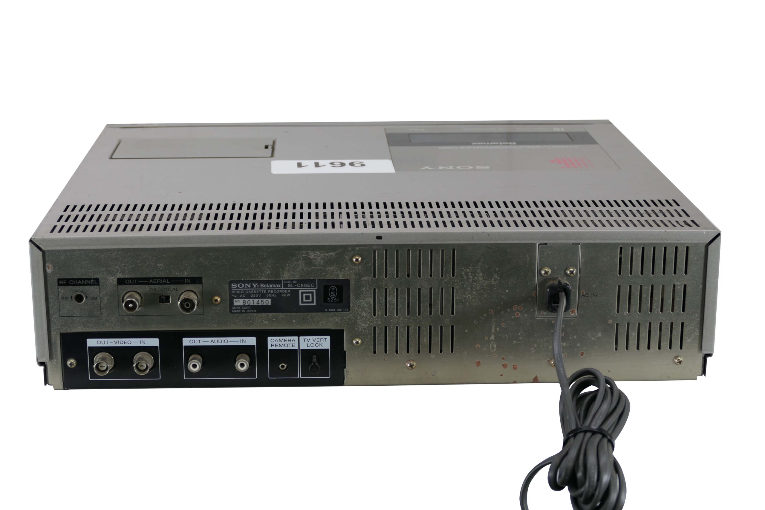 Sony SL-C88 | Betamax Videorecorder | PAL | VCRShop