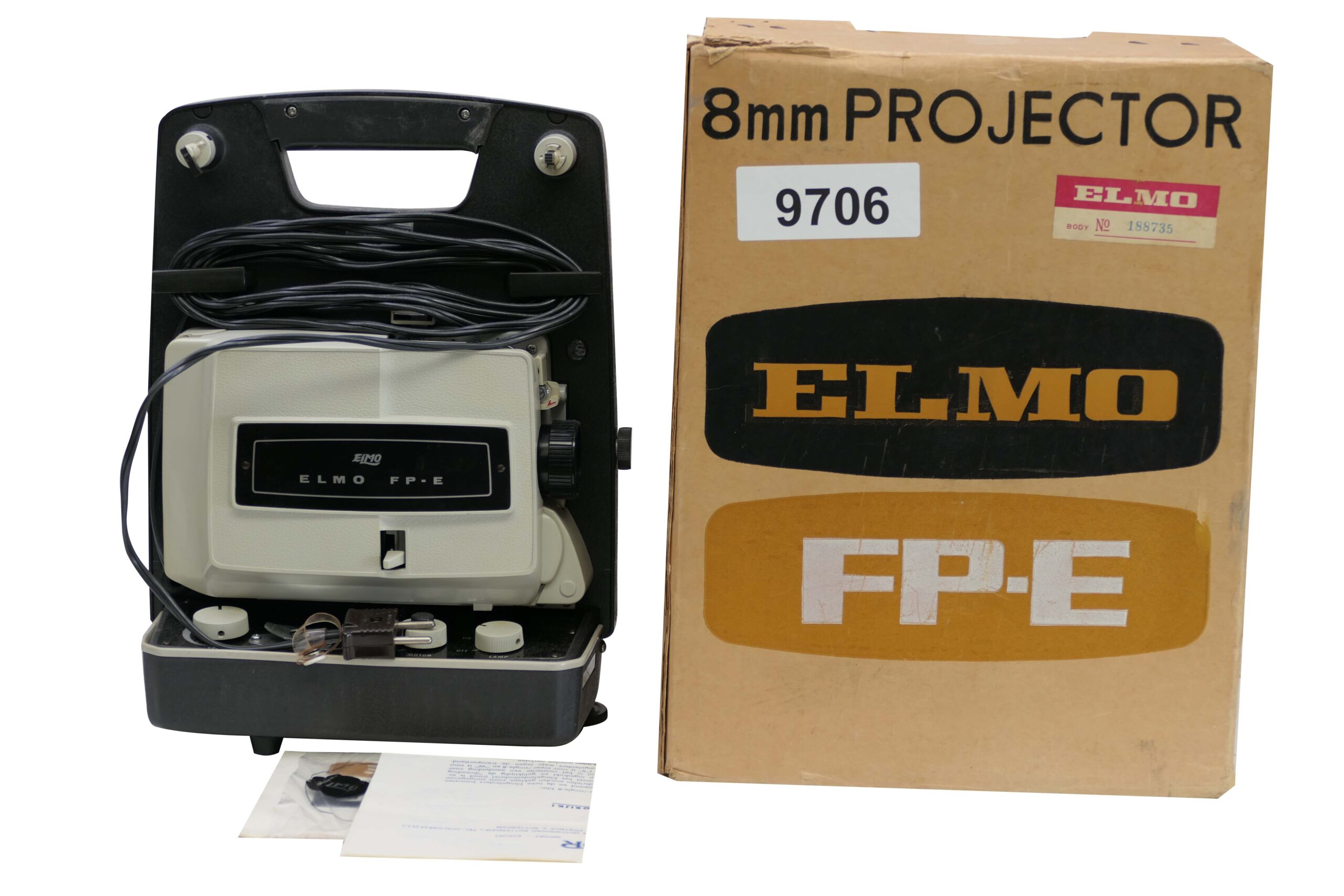 Elmo FP-E | 8mm Projector | BOXED | VCRShop