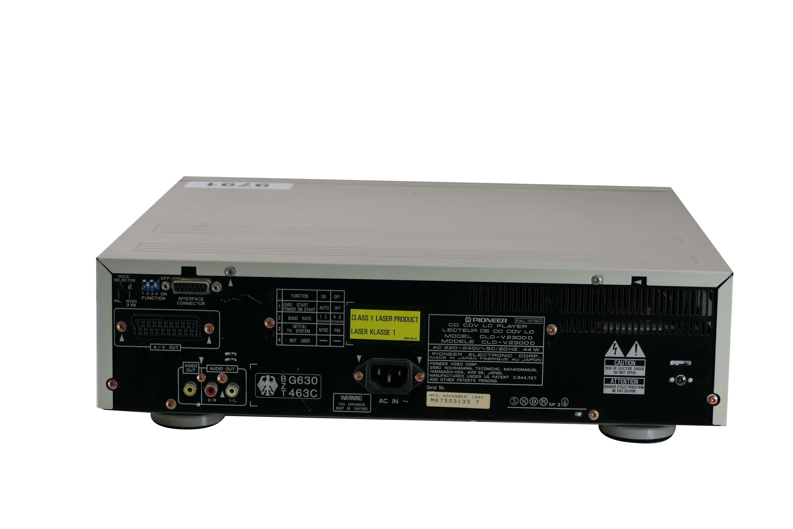 Pioneer CLD-V2300 | LaserDisc Player | VCRShop